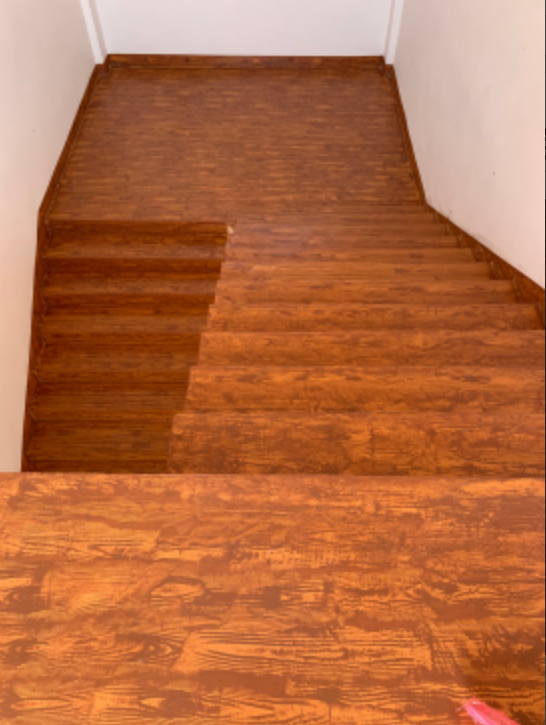 PU彩色地坪（仿木紋工藝）